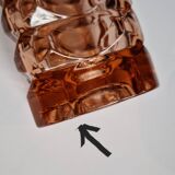 Rosaline pressed glass vase 1970