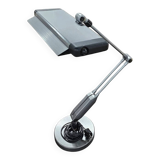 Postmodern, adjustable, weighty / 10 kg / desk lamp / 1980s