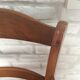 Straw seated chair