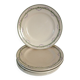8 flat plates Longwy model Loridan circa 1900