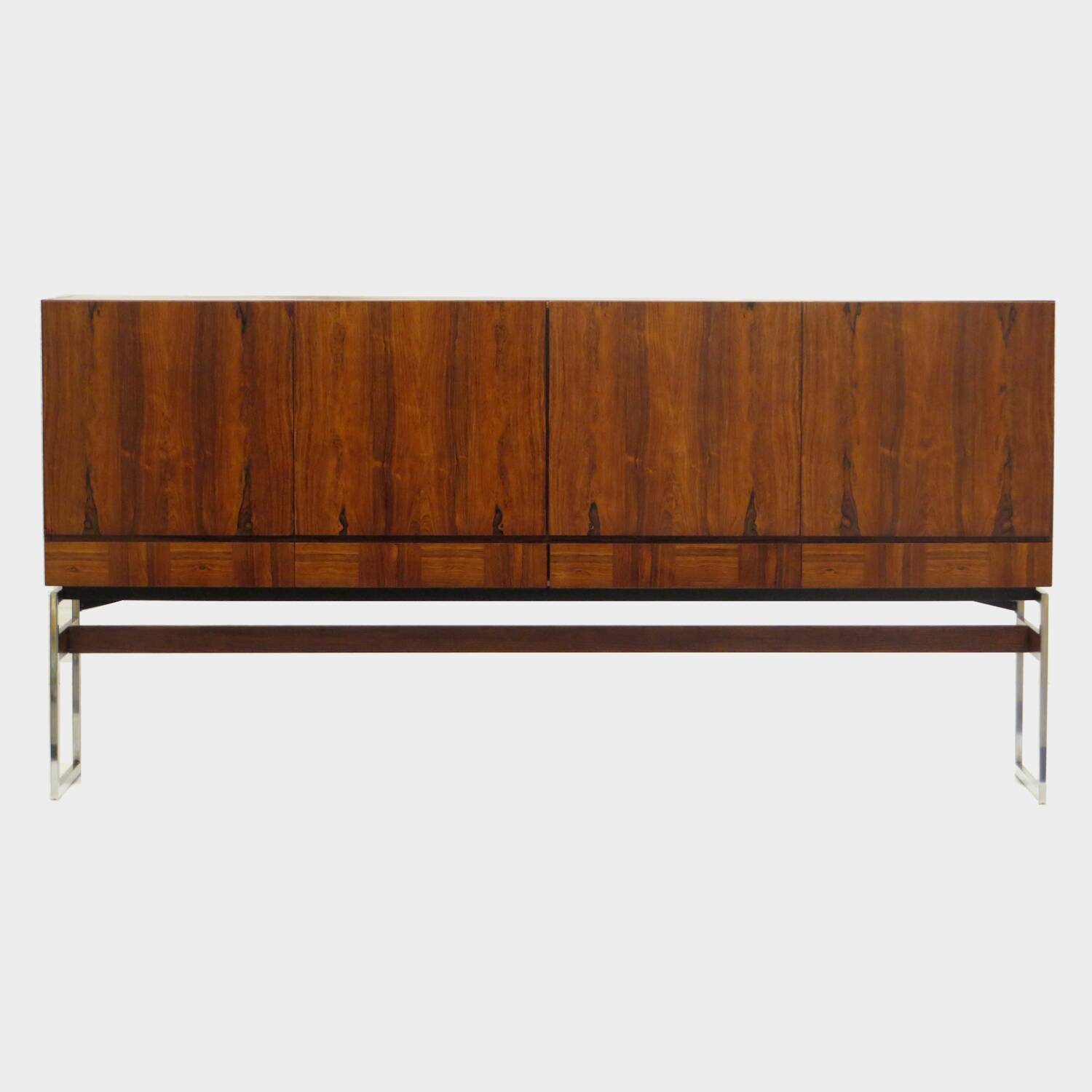 Buffet vintage design moderne du milieu du siècle en palissandre, années 1960.