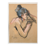 Expressionniste allemand - Suiveur - Esquisse de vie d'une dame