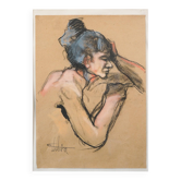 Expressionniste allemand - Suiveur - Esquisse de vie d'une dame