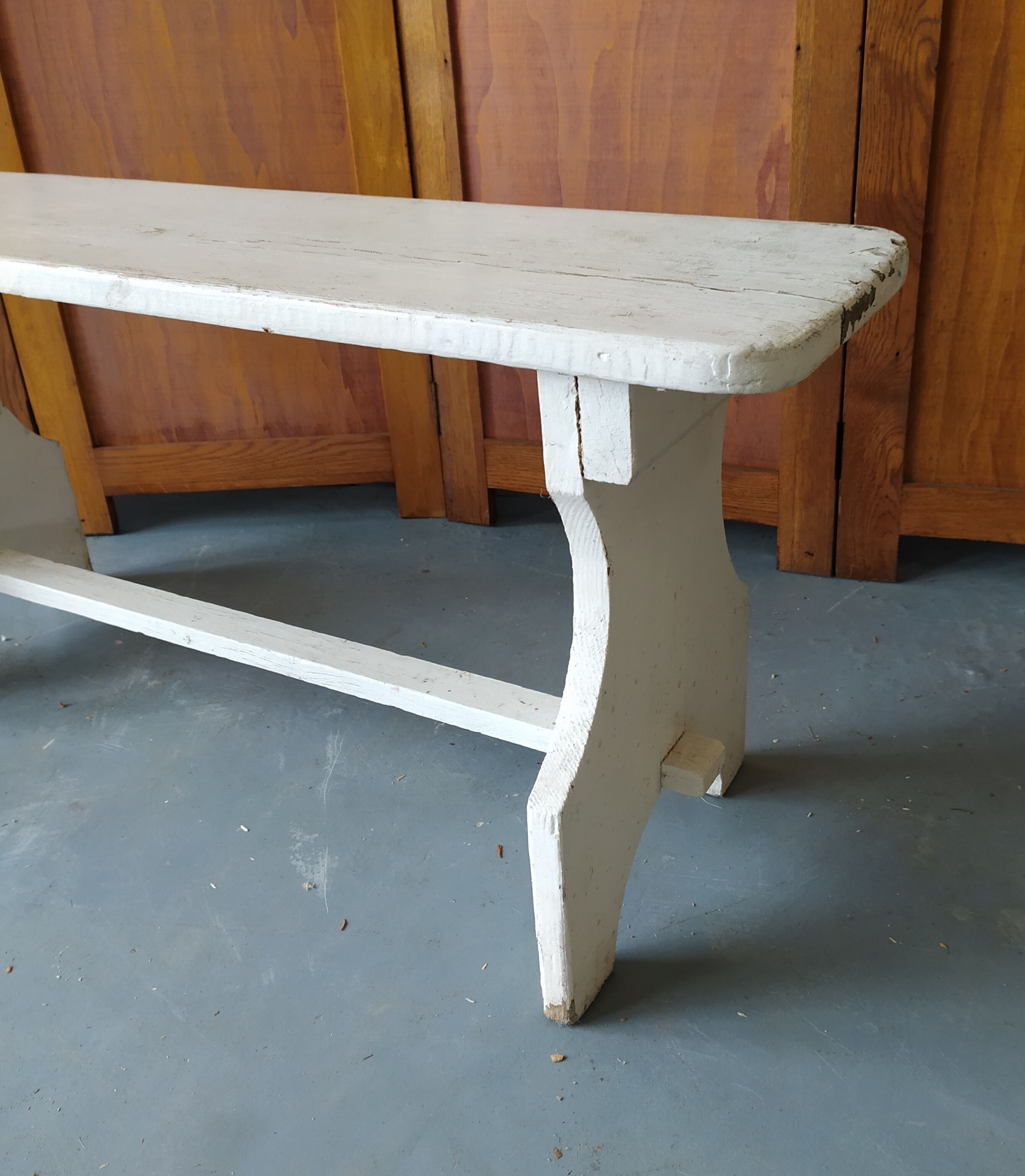 Old wooden bench