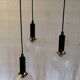 Chandelier with 3 lights - 1950s/60s