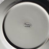 Set of 6 porcelain dessert plates