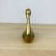 Vintage golden brass duck
