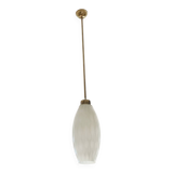 Graphic Italian opaline pendant light