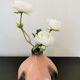 Vintage onion vase BAY West Germany old pink