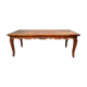 Louis XV community table in solid walnut around 1880-1900