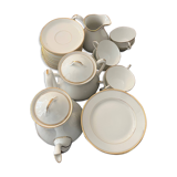 Service à café en porcelaine de Limoges