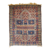 Tapis ancien noué main numéroté
