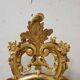 Antique baroque gilded mirror in carved wood, 18th century