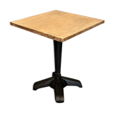 Old cast iron pedestal table brand LV