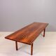 Table basse Hans J Wegner en palissandre par Andreas Tuck 1950s