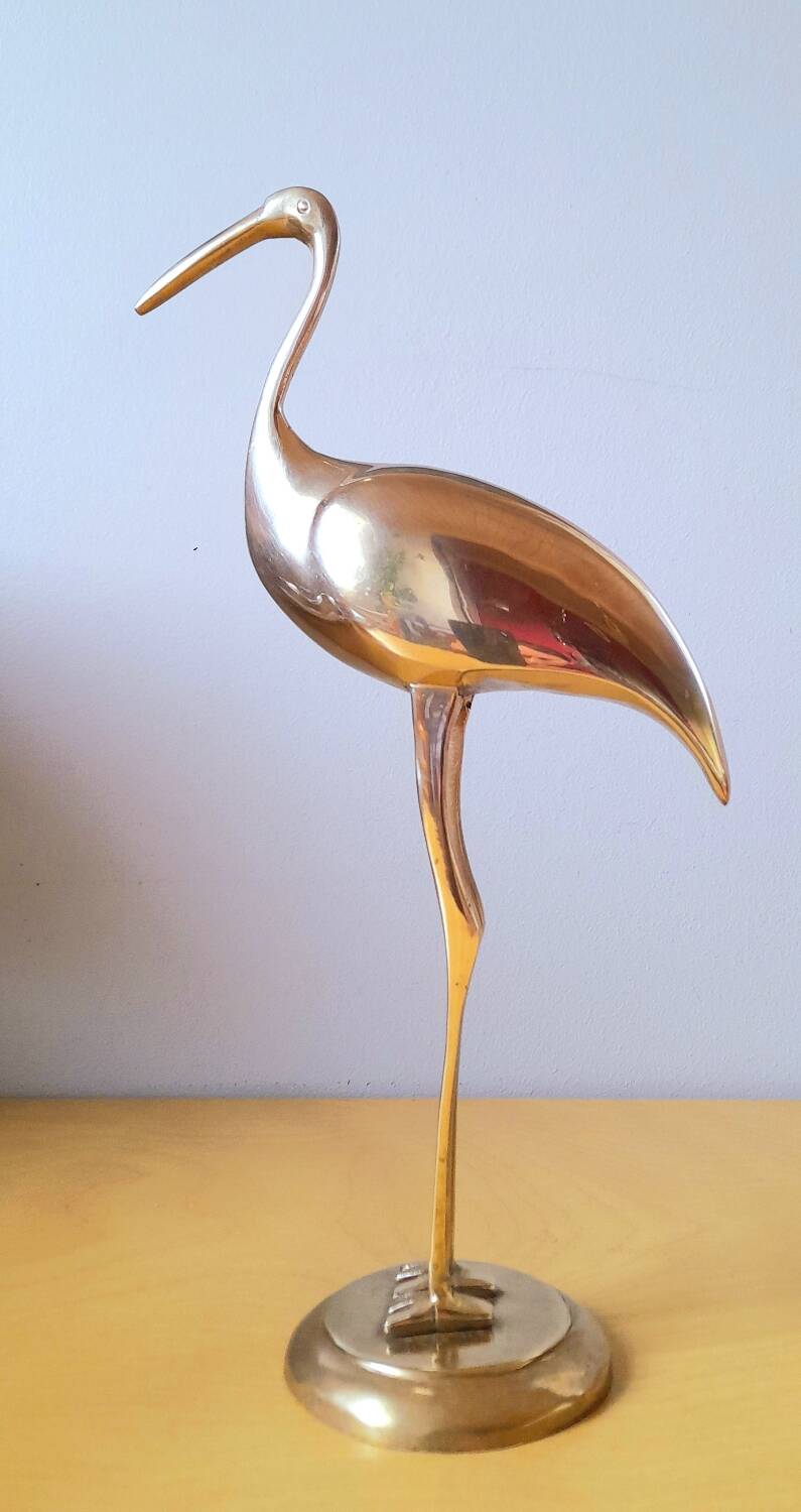 Brass ibis from the 70s