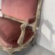 Louis XV style bench in lacquered and gilded beech, 20th century