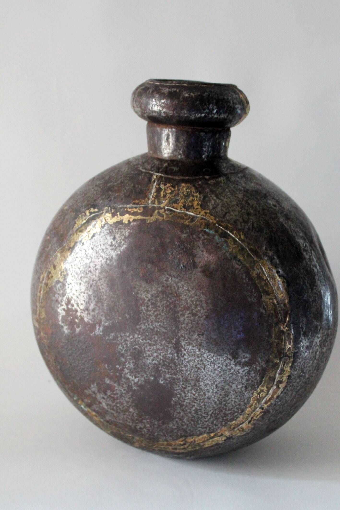 Vase - Gourde à eau artisanale traditionnelle du Rajasthan
