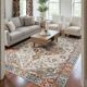 Chic Ethnic Rug with Kilim Patterns