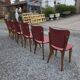 6 vintage oak chairs from the 1960s