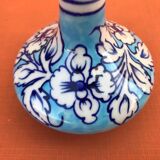 Ceramic vase with floral decoration Height: 100mm Diameter (at the neck): 30mm In