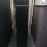 Napoleon III showcase lacquered black and gilded bronze