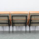 1970s Brevetti IPE Set Of Three RARE Convertible Lounge Chairs, Italy