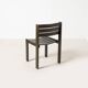 1 of 30 Wilkhahn stackable dining chair, green stained wood, Germany, 1970s