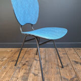 Trio of vintage chairs, antique designer seating furniture