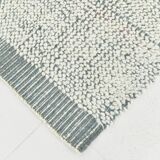 Turkish Gray Beige Contemporary Kilim Rug, 136x204Cm