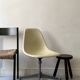 Bottle green patinated wooden straw chair, France 1950