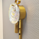 Applique murale en laiton vintage