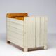 Reclaimed wood bench by Piet Hein Eek