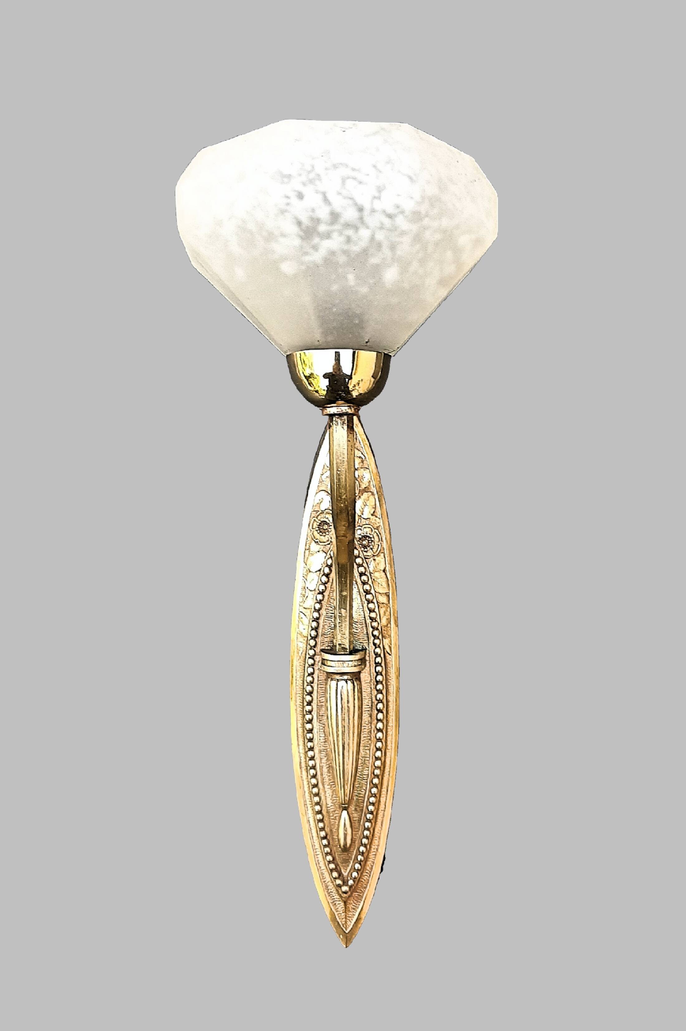 Pair of Art Deco wall sconces