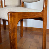 Suite de 4 chaises de style scandinave