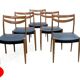 Renovated vintage Scandinavian chairs 1960s