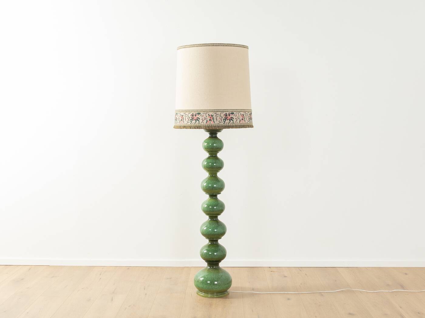 Extraordinary ceramic floor lamp, Kaiser Leuchten