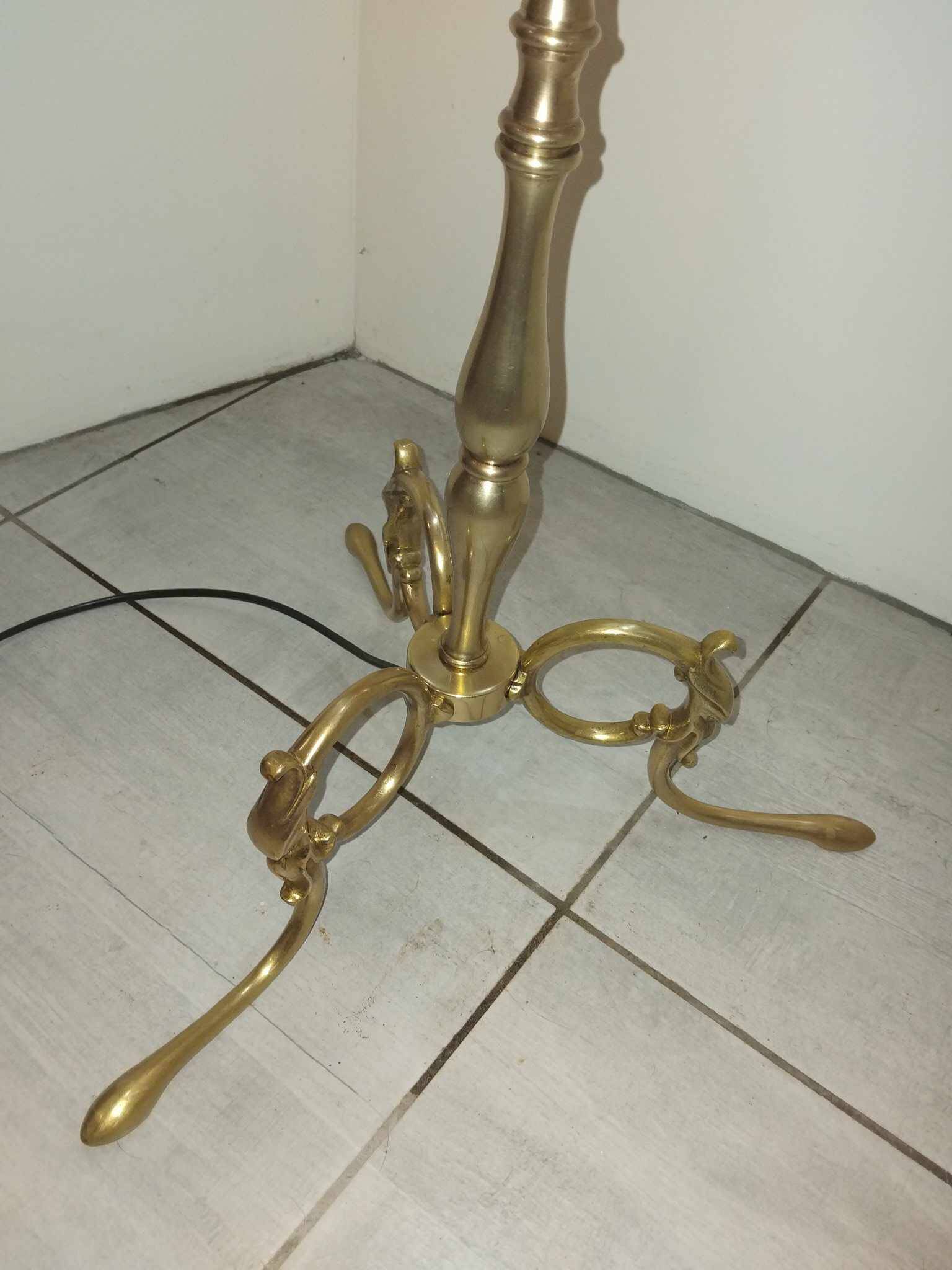 50s/60s bronze floor lamp