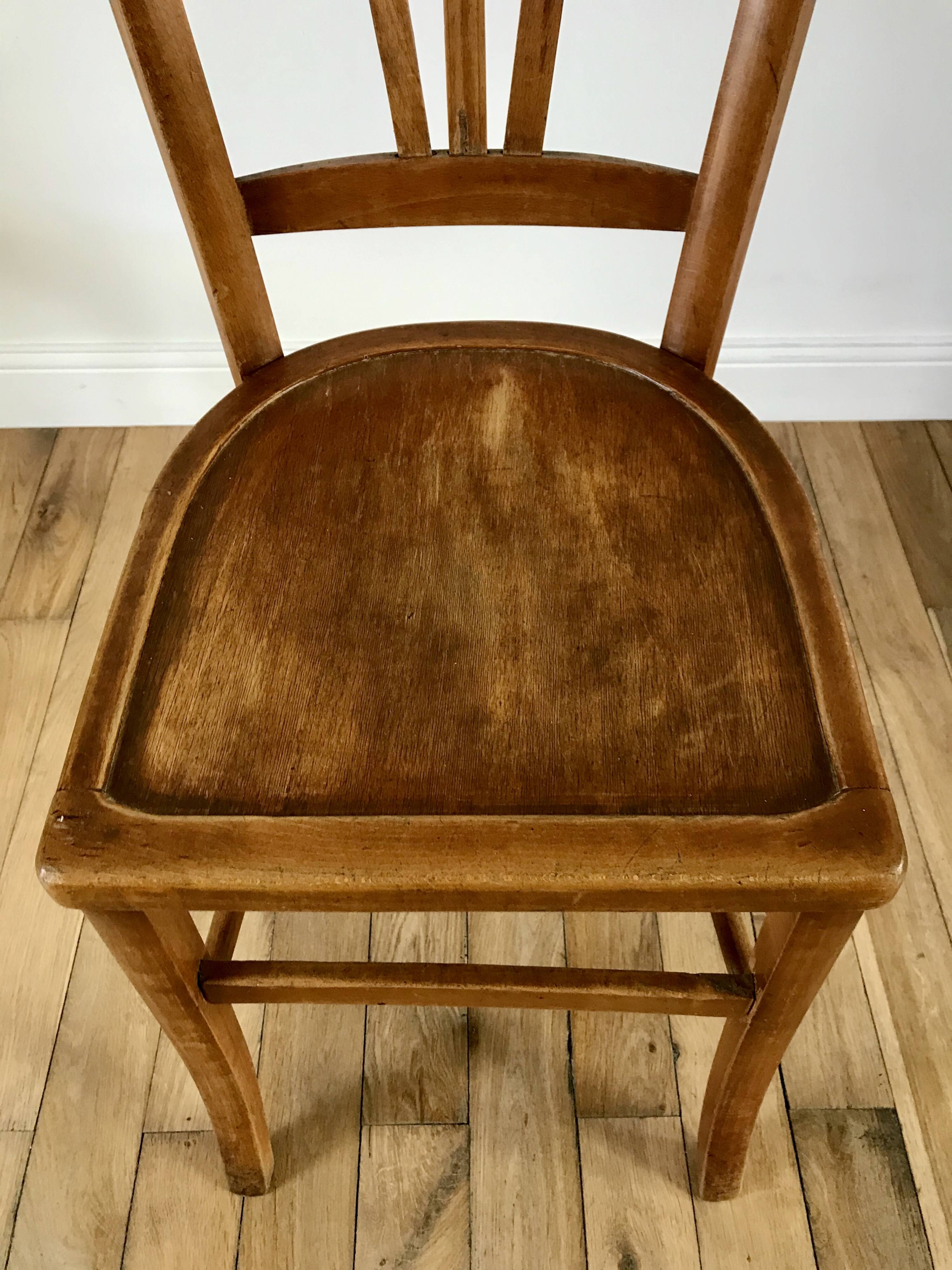 Luterma bistro chair in beech wood from the 1950s