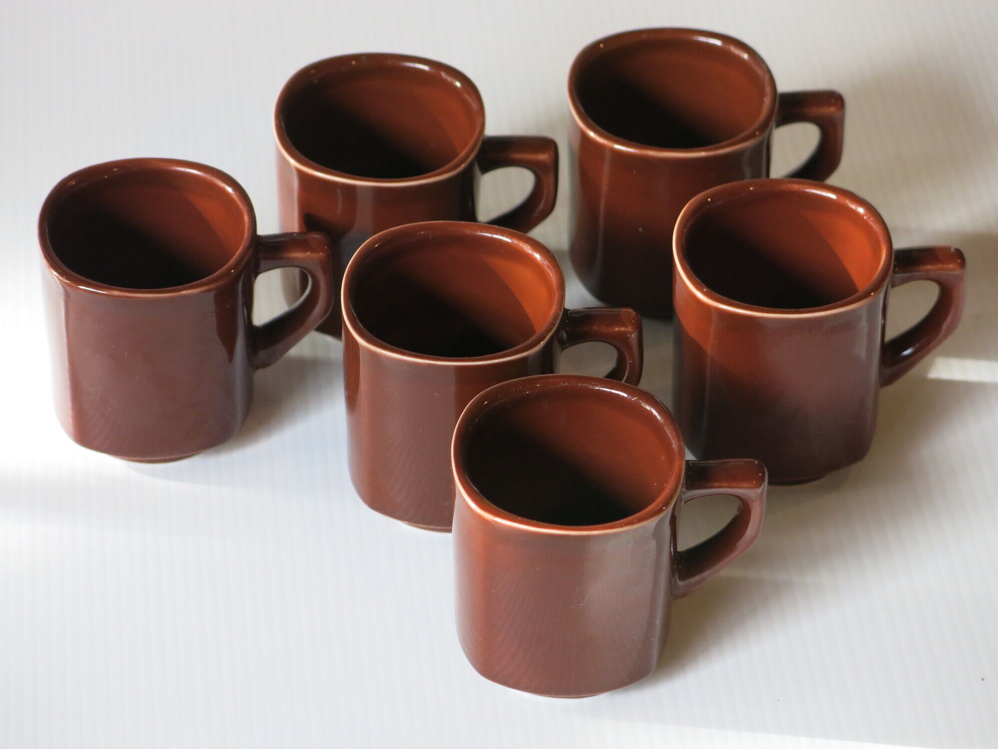 6 espresso cups from Sarreguemines France