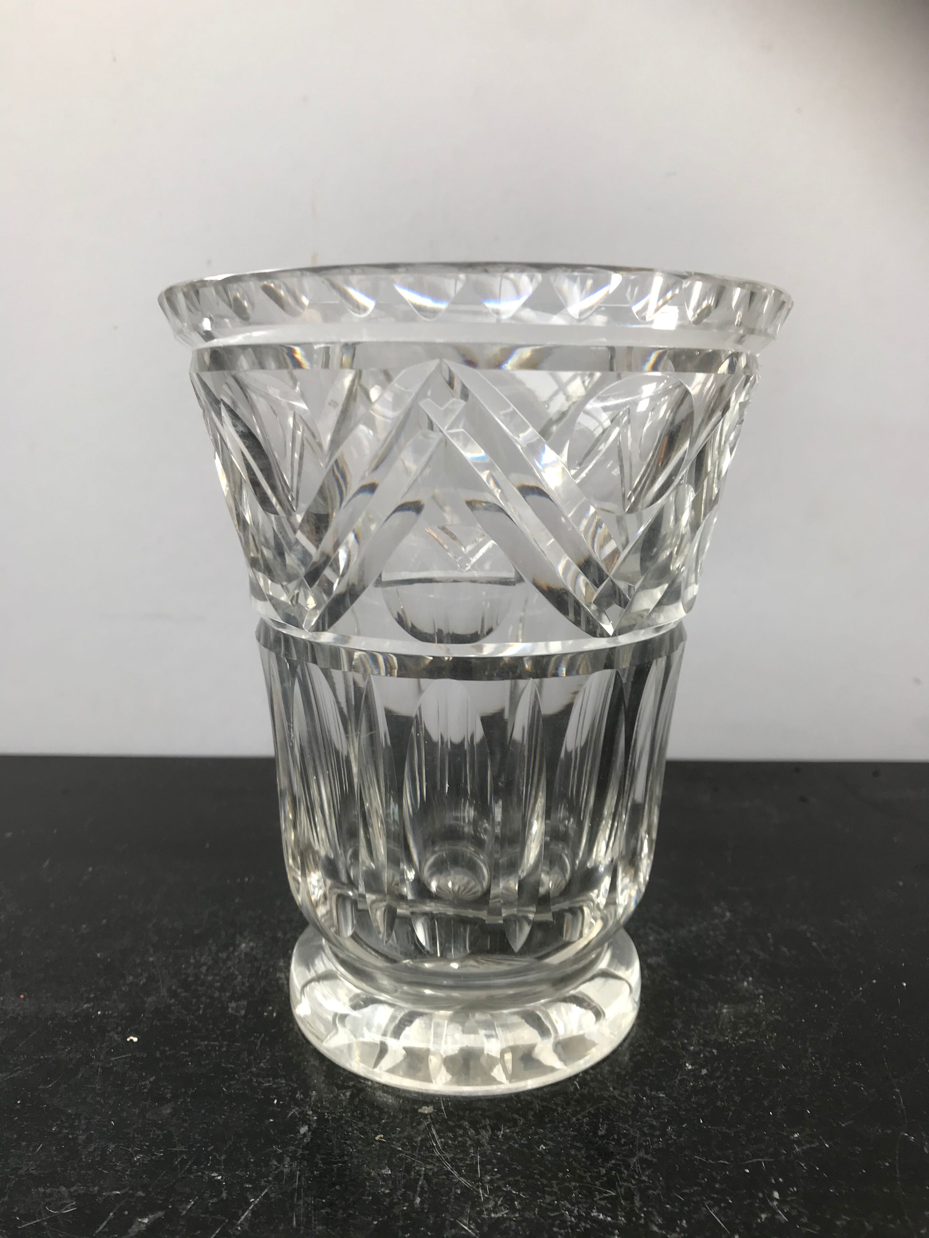 Former Cristal Vase Decor Vintage