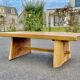 Coffee table in solid Suar