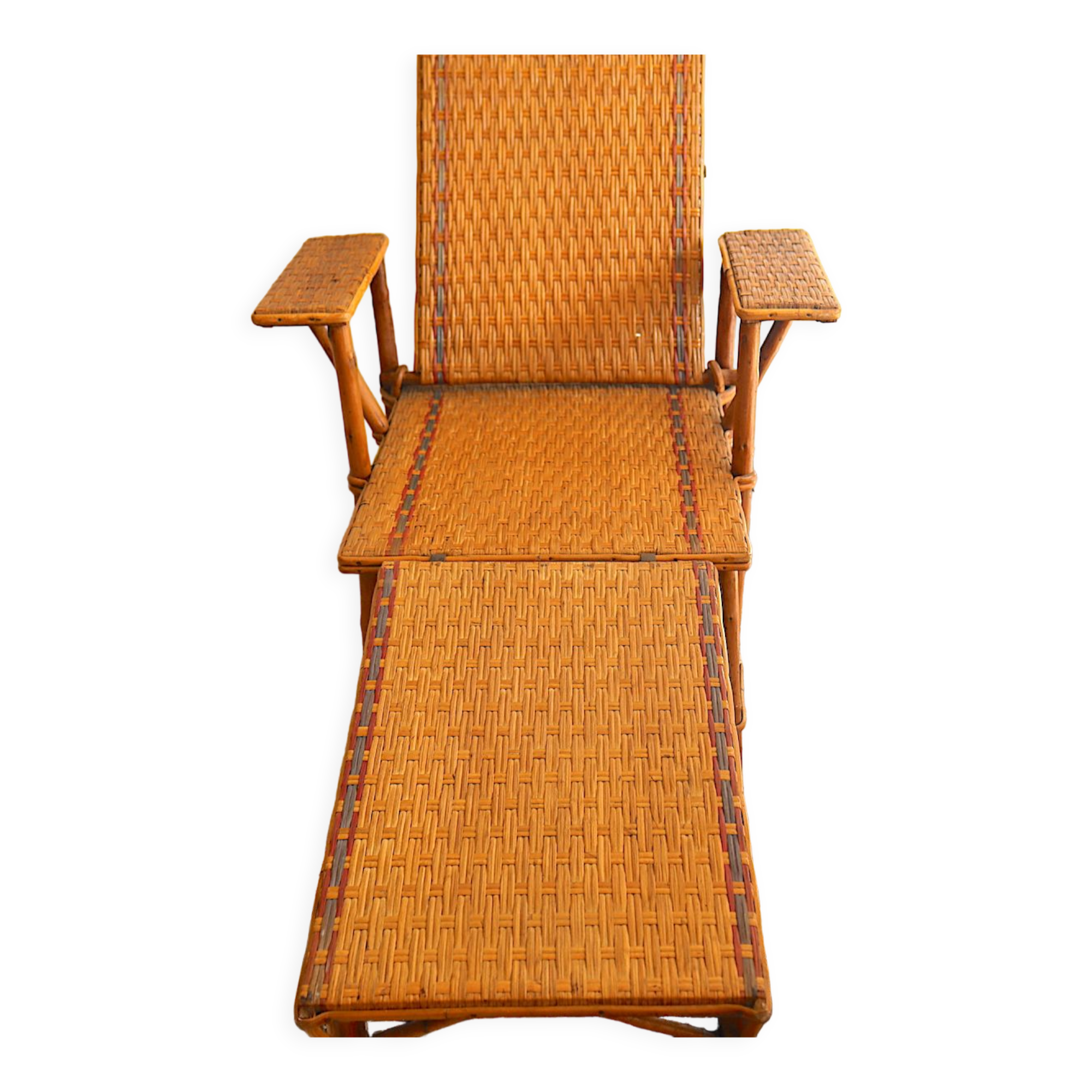 Grandma's rattan lounge chair