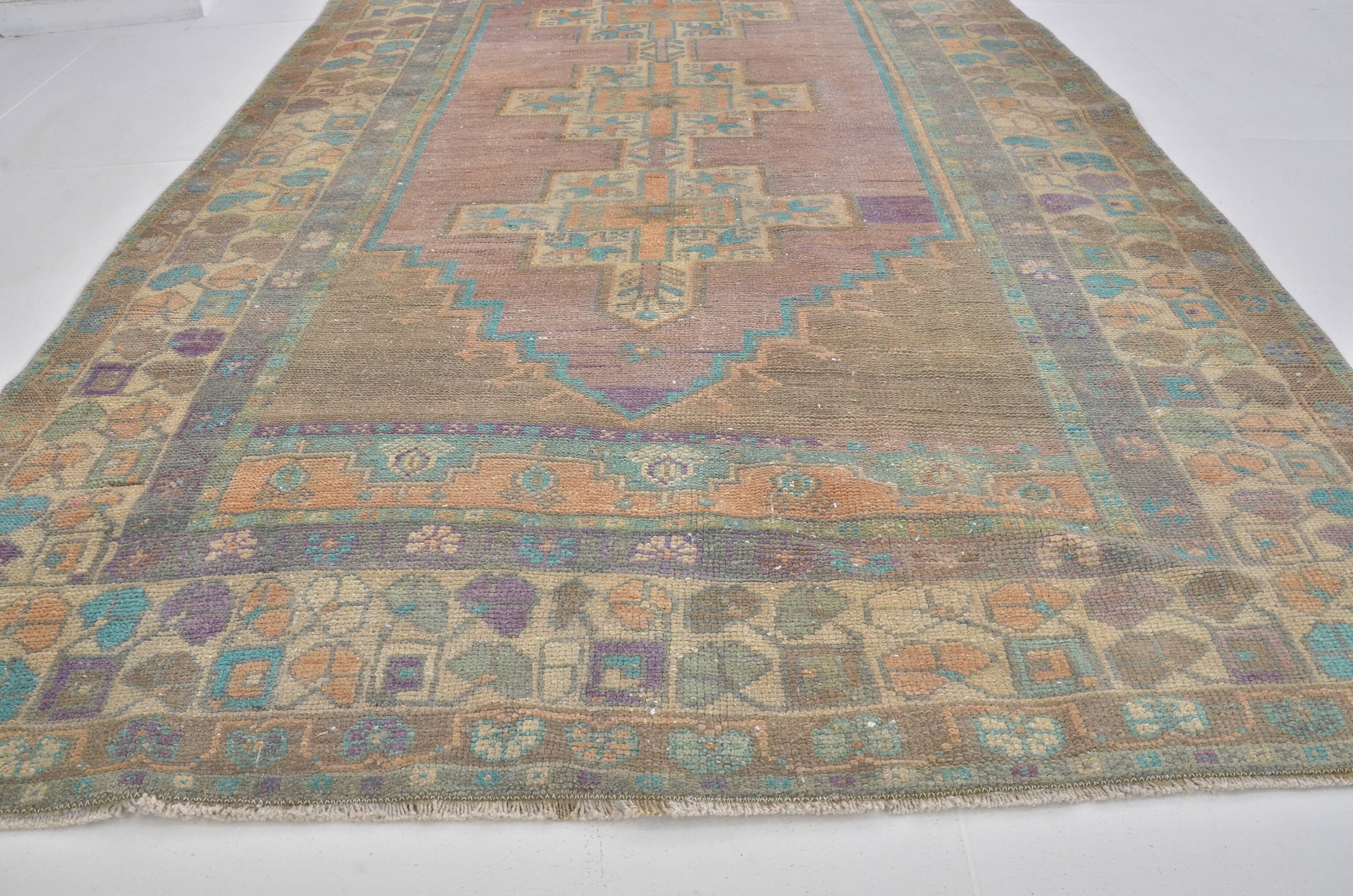Red & Brown Turkish Wool Rug sku 2488