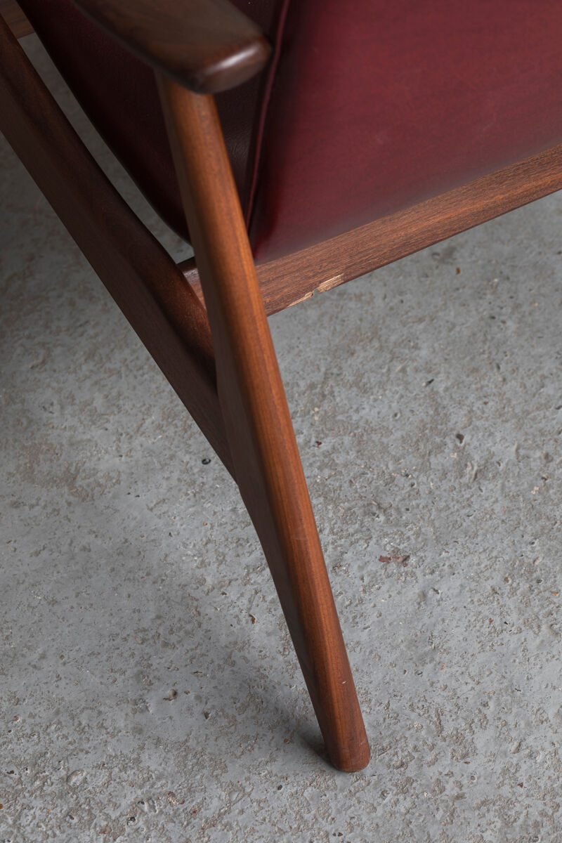 Set easy chairs by louis van teeffelen for wébé, dutch design, 1960s