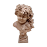 Buste de Bacchus enfant en terre cuite
