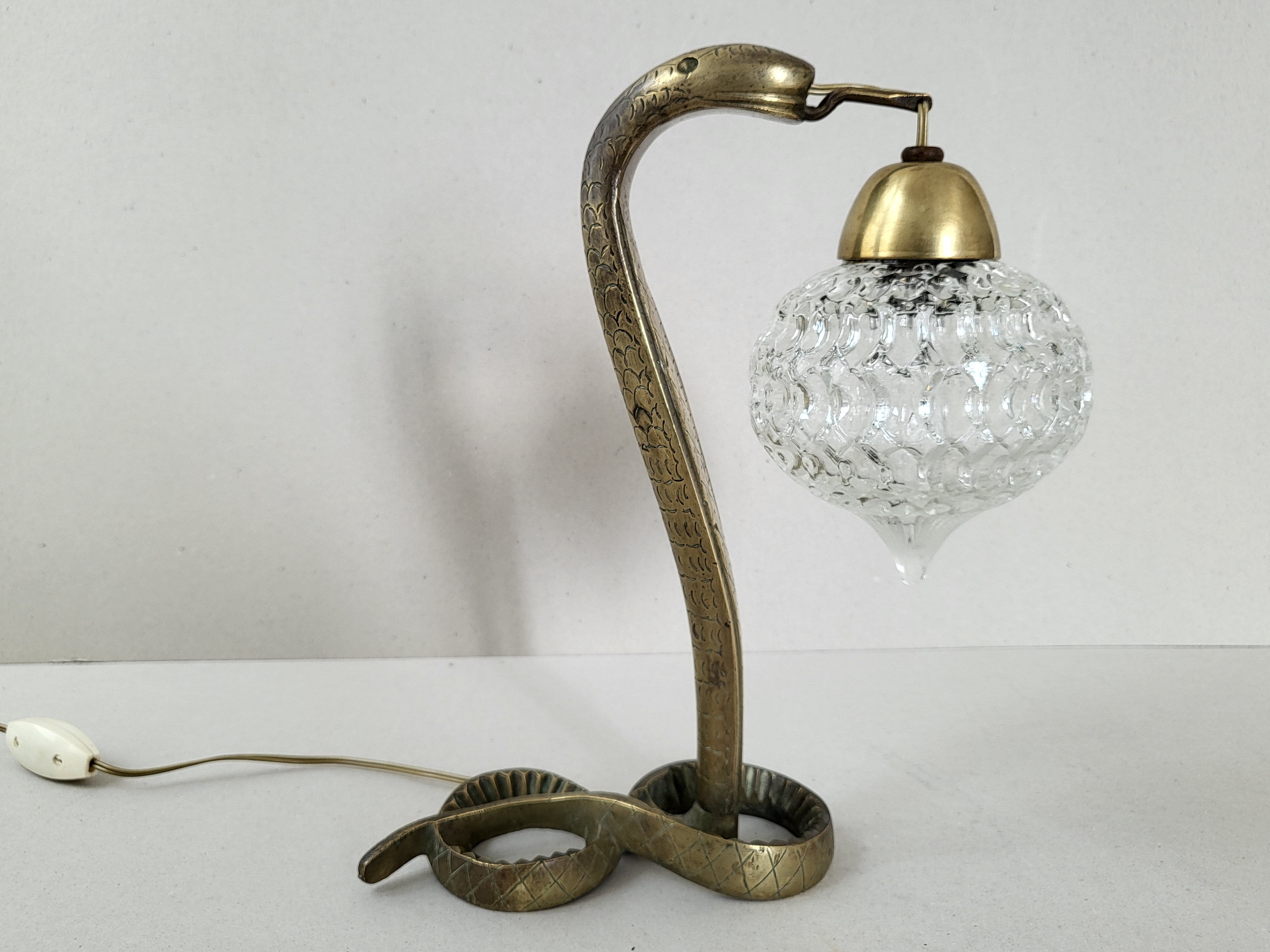 Vintage snake lamp 1970