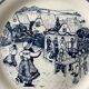 Deux assiettes anciennes en porcelaine de Gien France