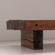 Solid Oak Wabi Sabi Coffee Table, France, 1950s