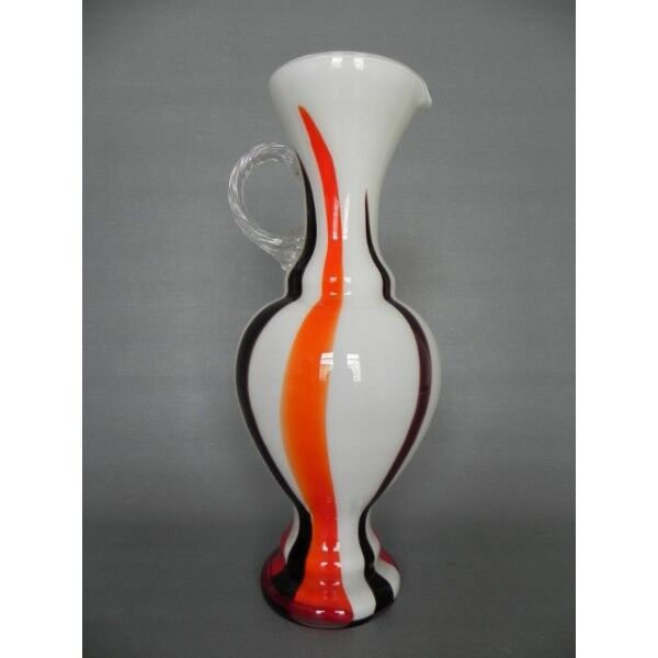 Pitcher vintage glass with handle